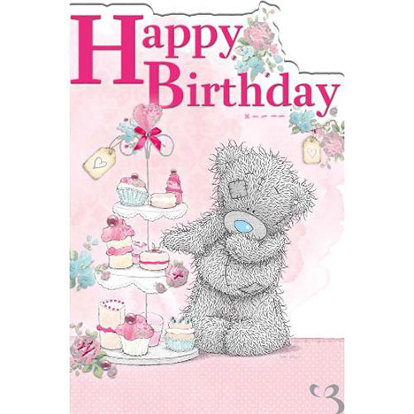 Tatty Teddy with Cakes Birthday Me to You Bear Card £2.40